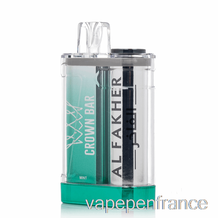 Stylo Vape Jetable à La Menthe Al Fakher Crown Bar Crystal 9000